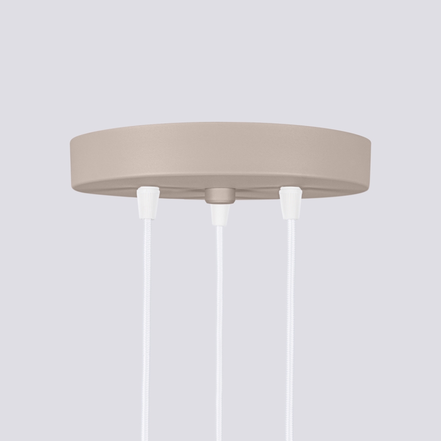 Brilagi - Lampadario a sospensione con filo CRESTO 3xGU10/10W/230V taupe