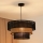 Brilagi - Lampadario a sospensione con filo DAKOTA LUNETA 1xE27/15W/230V diametro 45 cm nero/beige