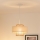 Brilagi - Lampadario a sospensione con filo DALLAS 1xE27/15W/230V diametro 30 cm marrone/color crema/bianco