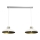 Brilagi - Lampadario a sospensione con filo FLAMENGO 2xE27/60W/230V bianco