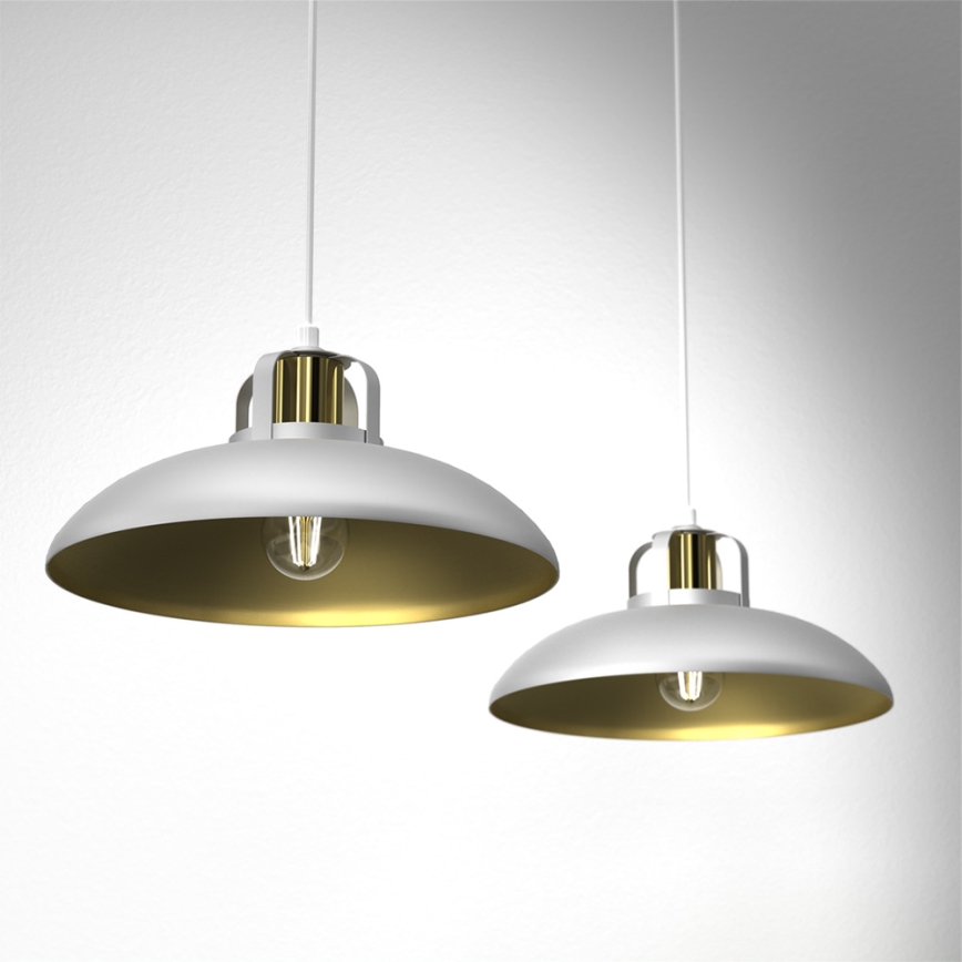 Brilagi - Lampadario a sospensione con filo FLAMENGO 2xE27/60W/230V bianco