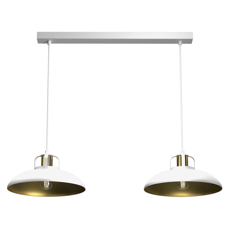 Brilagi - Lampadario a sospensione con filo FLAMENGO 2xE27/60W/230V bianco