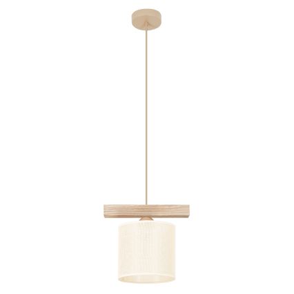 Brilagi - Lampadario a sospensione con filo FOREST 1xE27/15W/230V pino/marrone/color crema