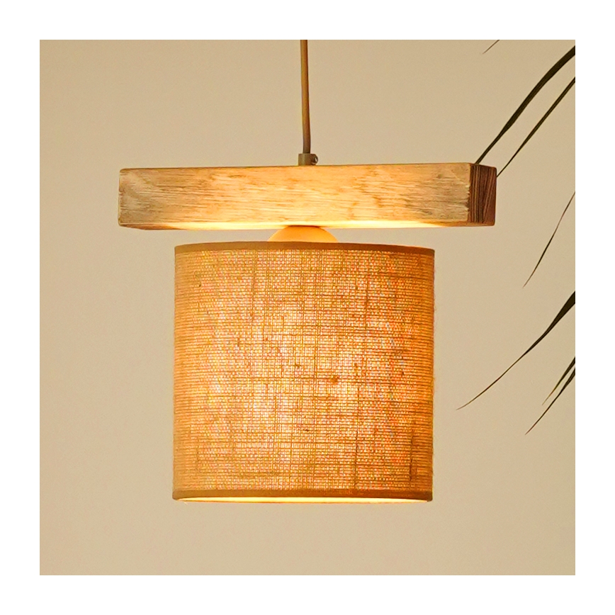 Brilagi - Lampadario a sospensione con filo FOREST 1xE27/15W/230V pino/marrone