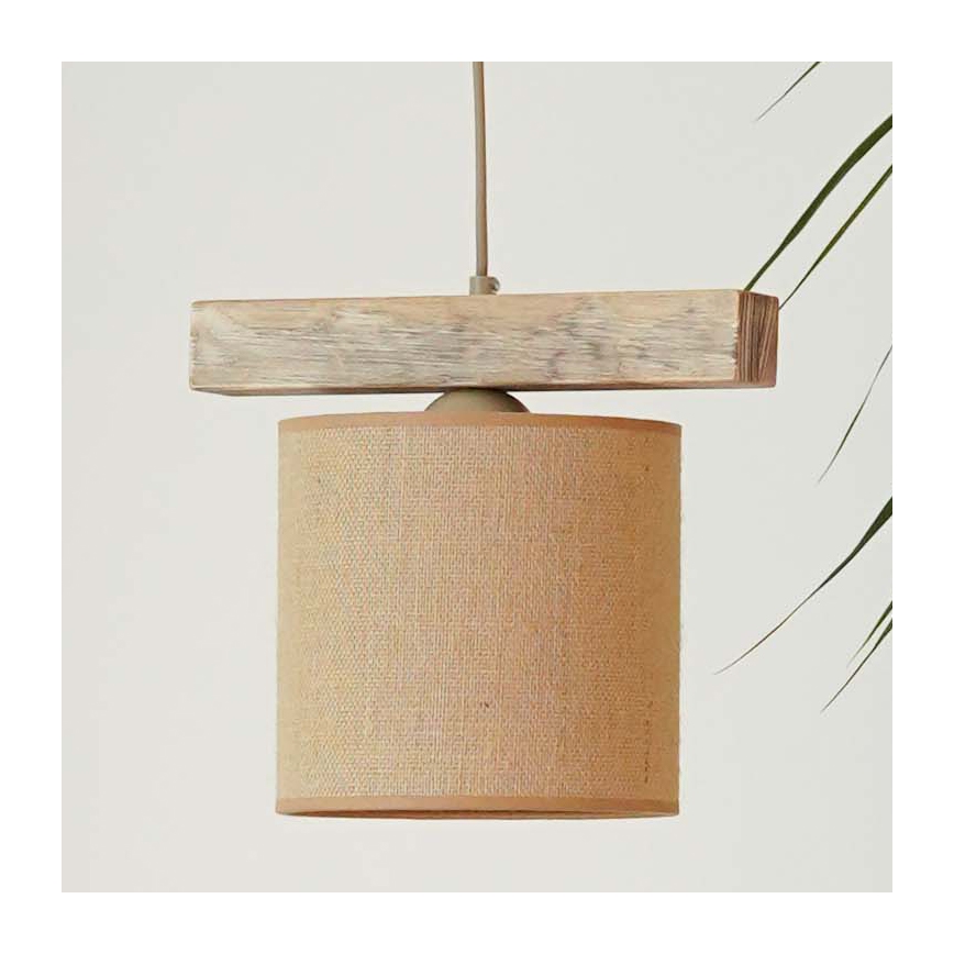 Brilagi - Lampadario a sospensione con filo FOREST 1xE27/15W/230V pino/marrone