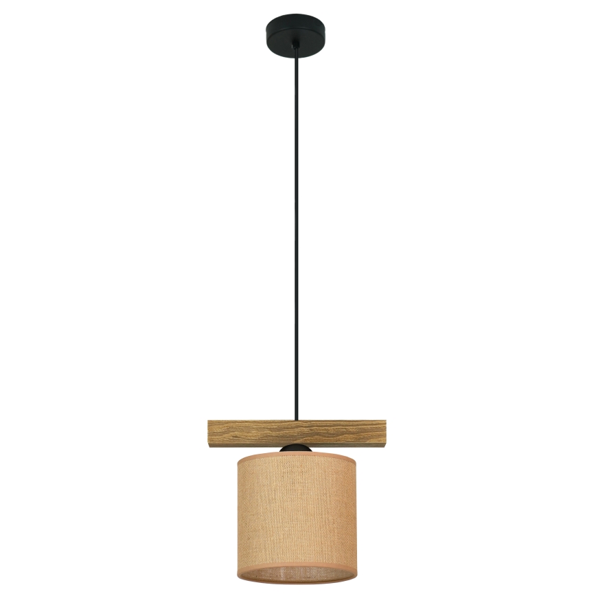 Brilagi - Lampadario a sospensione con filo FOREST 1xE27/15W/230V pino/marrone/nero