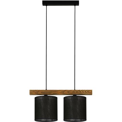 Brilagi - Lampadario a sospensione con filo FOREST 2xE27/15W/230V pino/nero