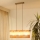 Brilagi - Lampadario a sospensione con filo FOREST 3xE27/15W/230V pino/beige/color crema
