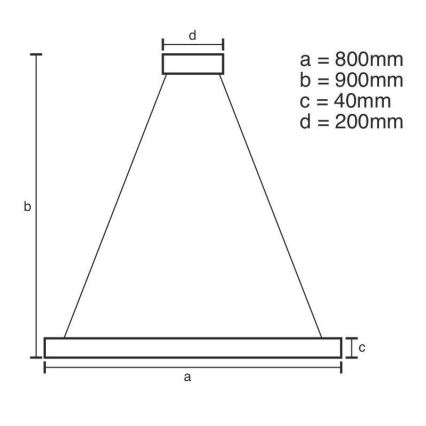 Brilagi - Lampadario a sospensione con filo LED dimmerabile CIRCLE LED/55W/230V 3000-6500K nero + telecomando