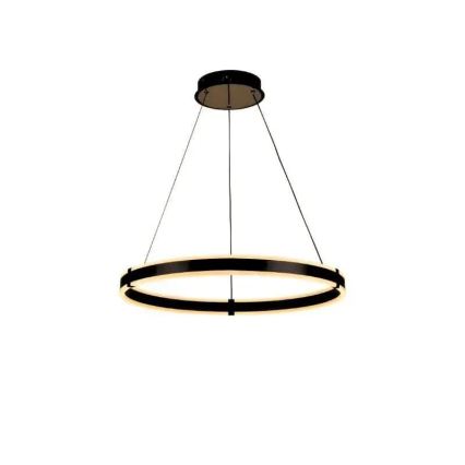 Brilagi - Lampadario a sospensione con filo LED dimmerabile CIRCLE LED/85W/230V 3000-6500K nero + telecomando