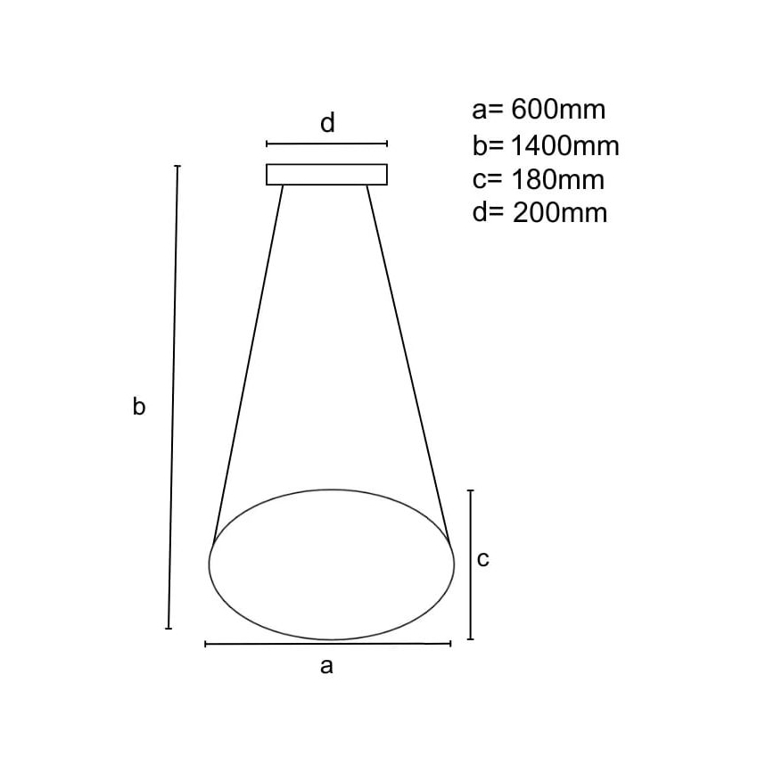Brilagi - Lampadario a sospensione con filo LED dimmerabile COSMOWAVE LED/70W/230V 3000-6500K bianco + telecomando