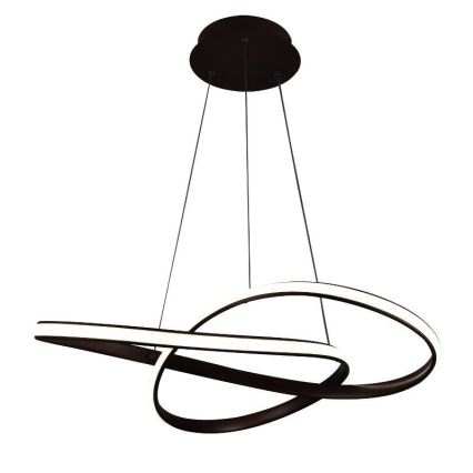 Brilagi - Lampadario a sospensione con filo LED dimmerabile COSMOWAVE LED/70W/230V 3000-6500K marrone + telecomando