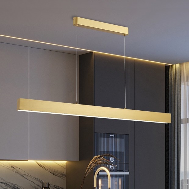 Brilagi - Lampadario a sospensione con filo LED dimmerabile SLEEKLINE SMART LED/40W/230V 3000-6000K Wi-Fi Tuya oro + telecomando