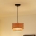 Brilagi - Lampadario a sospensione con filo MONTANA BOHO 1xE27/15W/230V diametro 25 cm marrone/nero