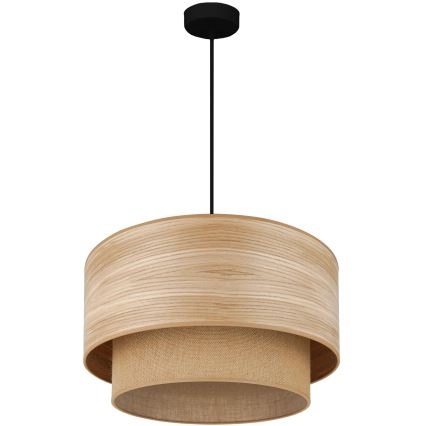 Brilagi - Lampadario a sospensione con filo MONTANA BOHO 1xE27/15W/230V diametro 45 cm marrone/nero