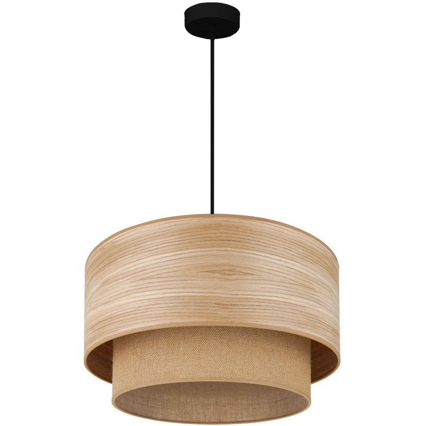 Brilagi - Lampadario a sospensione con filo MONTANA BOHO 1xE27/15W/230V diametro 45 cm marrone/nero