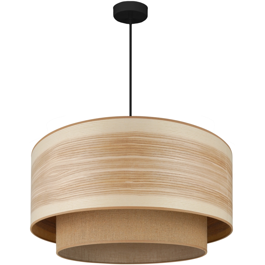 Brilagi - Lampadario a sospensione con filo MONTANA BOHO 1xE27/15W/230V diametro 60 cm marrone/nero