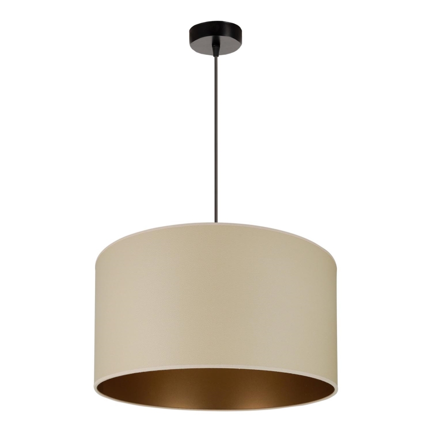 Brilagi - Lampadario a sospensione con filo OREGON ROLLER VEGE 1xE27/15W/230V diametro 45 cm beige