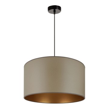 Brilagi - Lampadario a sospensione con filo OREGON ROLLER VEGE 1xE27/15W/230V diametro 45 cm grigio