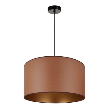 Brilagi - Lampadario a sospensione con filo OREGON ROLLER VEGE 1xE27/15W/230V diametro 45 cm marrone