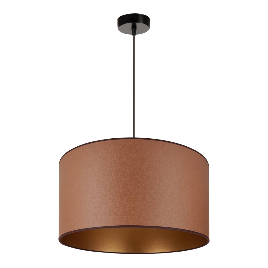 Brilagi - Lampadario a sospensione con filo OREGON ROLLER VEGE 1xE27/15W/230V diametro 45 cm marrone