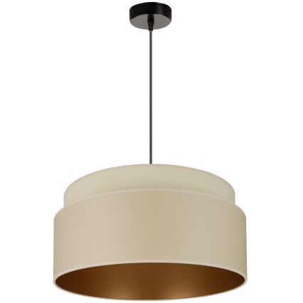 Brilagi - Lampadario a sospensione con filo OREGON VEGE 1xE27/15W/230V diametro 45 cm beige