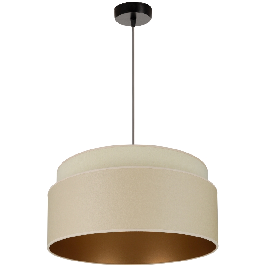 Brilagi - Lampadario a sospensione con filo OREGON VEGE 1xE27/15W/230V diametro 45 cm beige