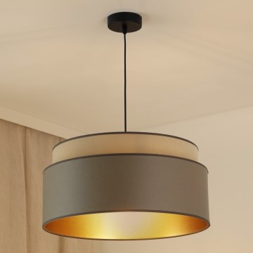 Brilagi - Lampadario a sospensione con filo OREGON VEGE 1xE27/15W/230V diametro 45 cm grigio