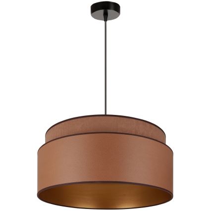 Brilagi - Lampadario a sospensione con filo OREGON VEGE 1xE27/15W/230V diametro 45 cm marrone