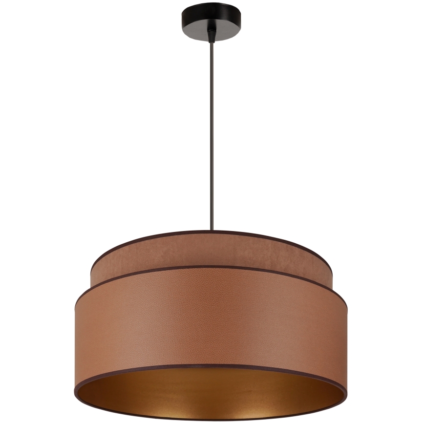 Brilagi - Lampadario a sospensione con filo OREGON VEGE 1xE27/15W/230V diametro 45 cm marrone