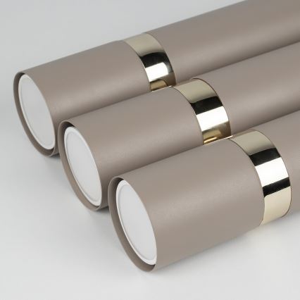 Brilagi - Lampadario a sospensione con filo POKER 3xGU10/25W/230V beige/oro