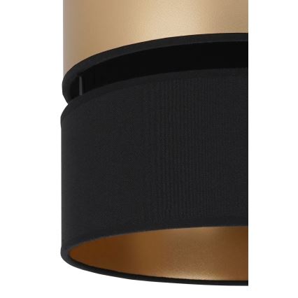 Brilagi - Lampadario a sospensione con filo ROYAL 1xE27/15W/230V diametro 25 cm nero/oro