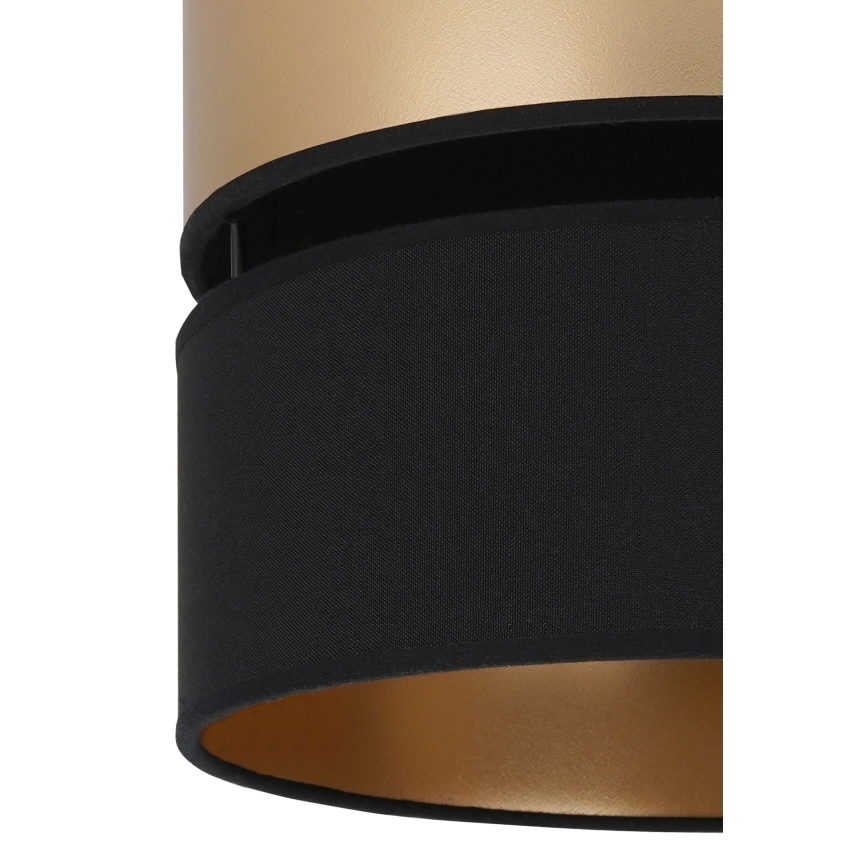 Brilagi - Lampadario a sospensione con filo ROYAL 1xE27/15W/230V diametro 25 cm nero/oro