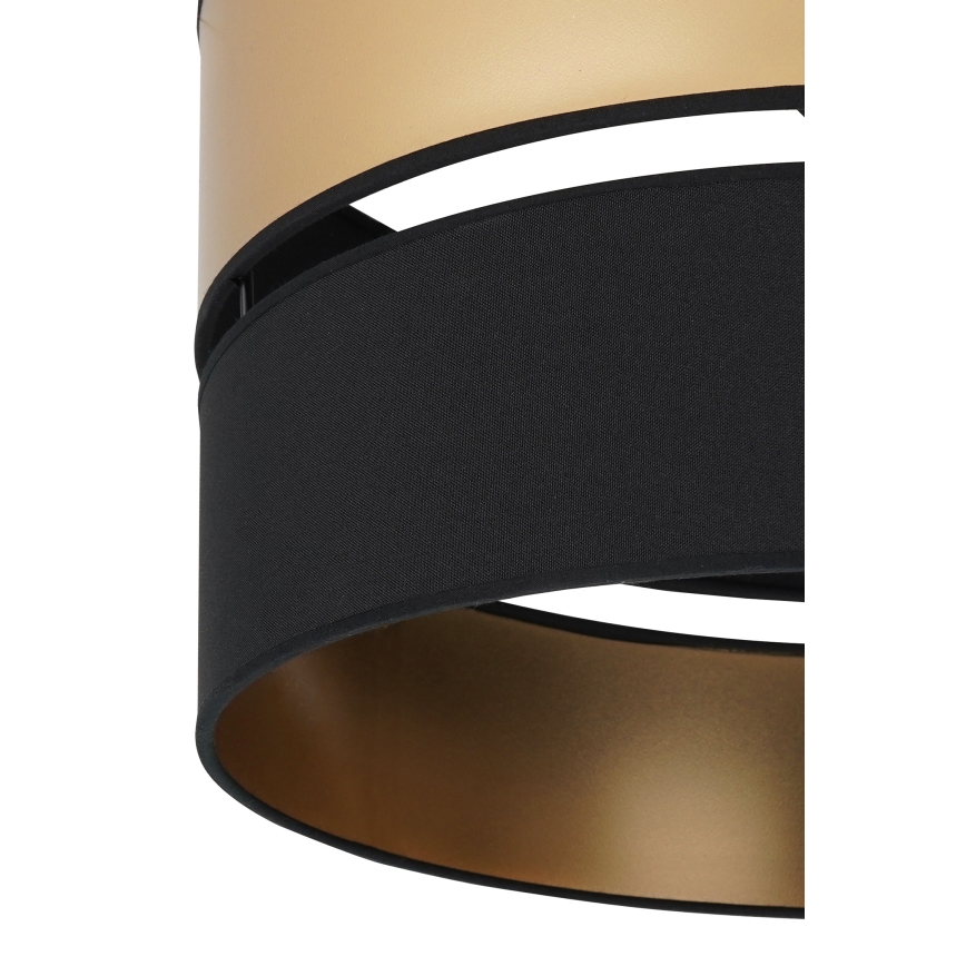 Brilagi - Lampadario a sospensione con filo ROYAL 1xE27/15W/230V diametro 40 cm nero/oro