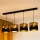 Brilagi - Lampadario a sospensione con filo ROYAL 4xE27/15W/230V nero/oro