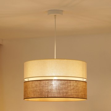 Brilagi - Lampadario a sospensione con filo ROYAL YUTE 1xE27/15W/230V diametro 40 cm beige/color crema
