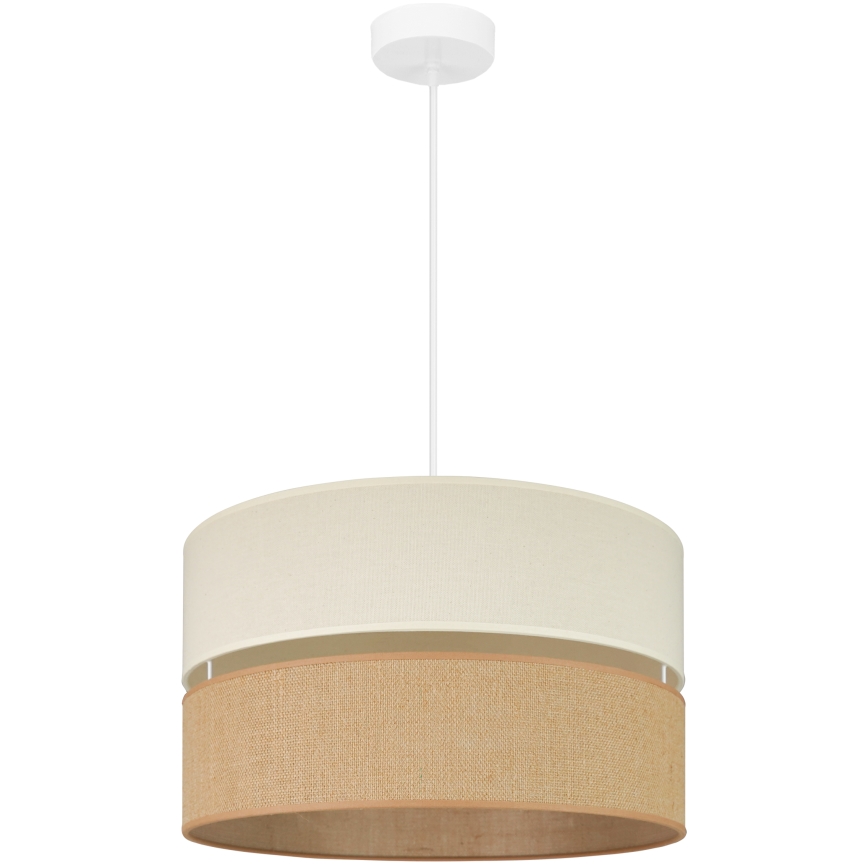Brilagi - Lampadario a sospensione con filo ROYAL YUTE 1xE27/15W/230V diametro 40 cm beige/color crema