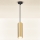 Brilagi - Lampadario a sospensione con filo SELE 1xGU10/30W/230V nero/oro