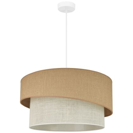 Brilagi - Lampadario a sospensione con filo SHINE 1xE27/15W/230V diametro 50 cm beige/color crema