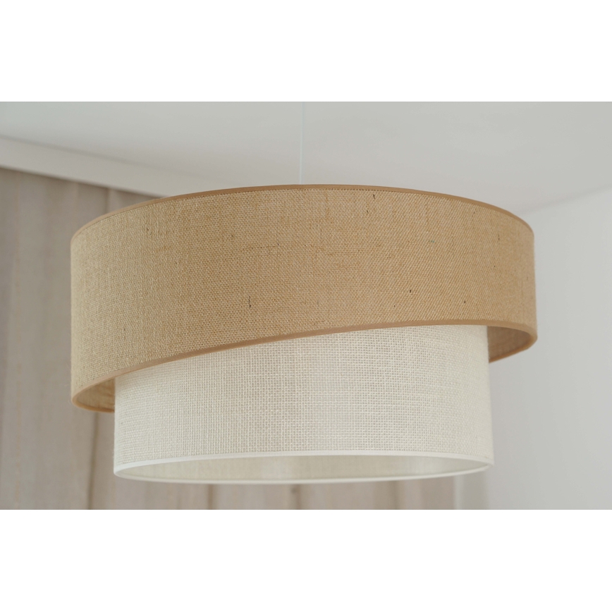 Brilagi - Lampadario a sospensione con filo SHINE 1xE27/15W/230V diametro 50 cm beige/color crema