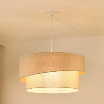 Brilagi - Lampadario a sospensione con filo SHINE 1xE27/15W/230V diametro 50 cm color crema