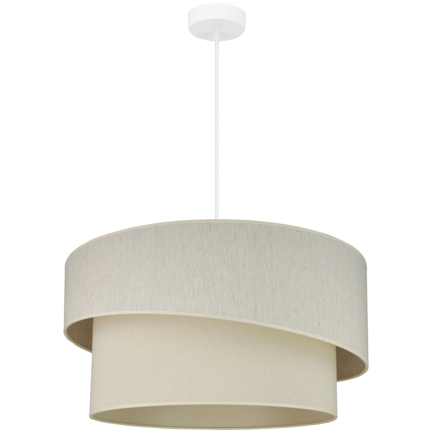 Brilagi - Lampadario a sospensione con filo SHINE 1xE27/15W/230V diametro 50 cm color crema