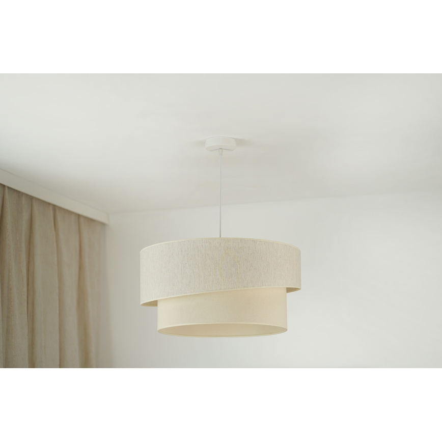 Brilagi - Lampadario a sospensione con filo SHINE 1xE27/15W/230V diametro 50 cm color crema