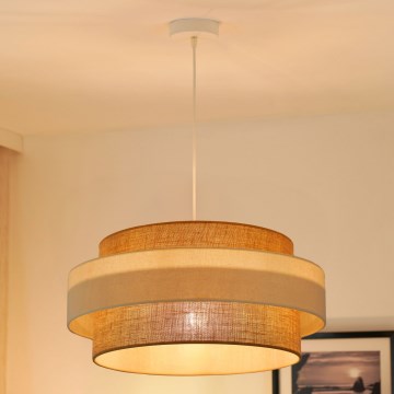 Brilagi - Lampadario a sospensione con filo SPACE LIGHT 1xE27/15W/230V diametro 50 cm beige/color crema