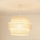 Brilagi - Lampadario a sospensione con filo SPACE YUTE 1xE27/15W/230V diametro 50 cm color crema/bianco