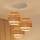 Brilagi - Lampadario a sospensione con filo SPACE YUTE 3xE27/15W/230V beige/bianco