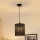 Brilagi - Lampadario a sospensione con filo TUBES 1xE27/15W/230V diametro 20 cm nero