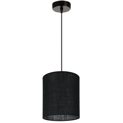 Brilagi - Lampadario a sospensione con filo TUBES 1xE27/15W/230V diametro 20 cm nero