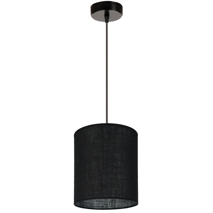 Brilagi - Lampadario a sospensione con filo TUBES 1xE27/15W/230V diametro 20 cm nero