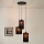 Brilagi - Lampadario a sospensione con filo TUBES 3xE27/15W/230V nero